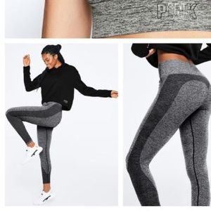 Grey Victoria Secret Pink Leggings Size Medium